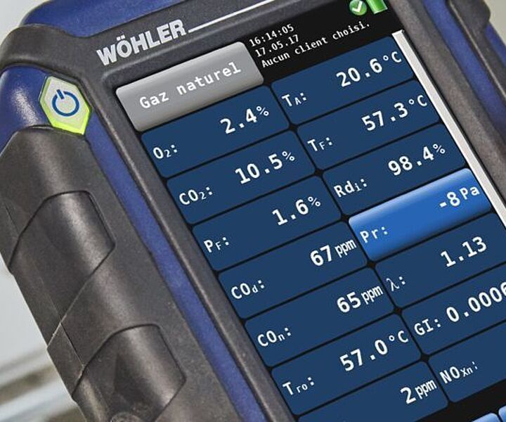 Wöhler A 450 Analyseur de Combustion