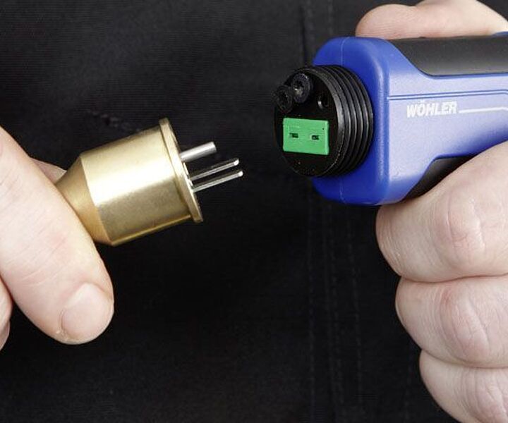 Il est très facile d’inter-changer la sonde