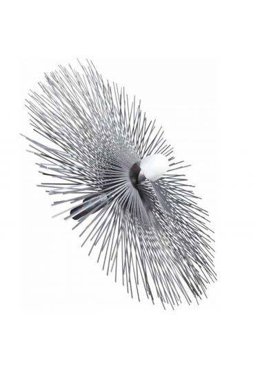 Brosse Ø 25 cm acier plat