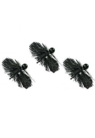 Lot de 3 brosses dures en nylon