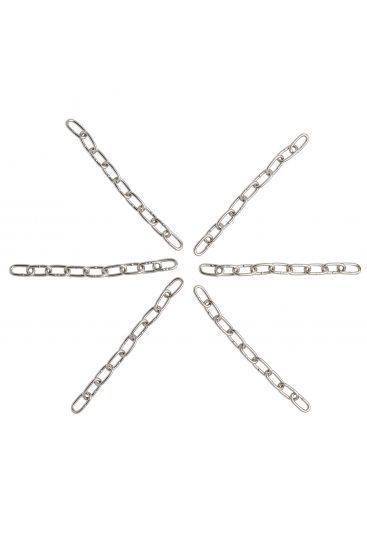 Chaîne inox 3 mm, 6 x 25 cm