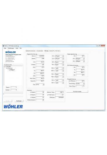 Logiciel Wöhler A 550 pour PC
