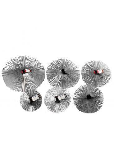 Kit de brosses, 2 couches, inox, M10, 