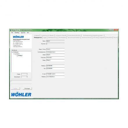 Logiciel Wöhler DC et DP