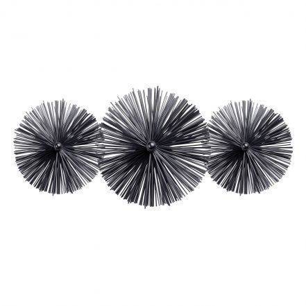 Lot de 3 brosses en nylon
