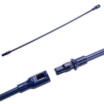 Canne souple 1 m avec fixation à clips
