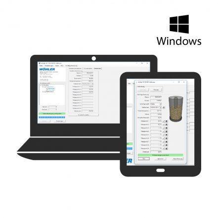 Logiciel PC Wöhler HF / FW 550