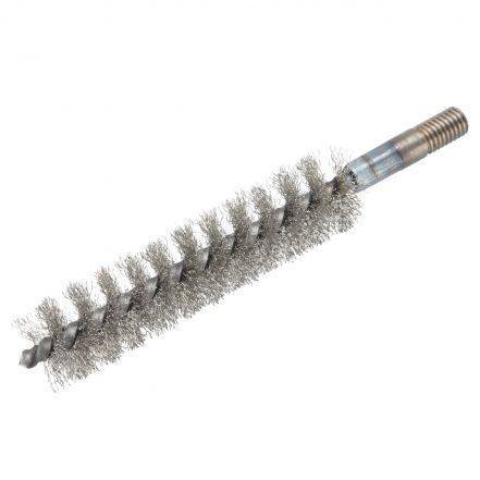 Ecouvillon cylindrique, inox ondulé,