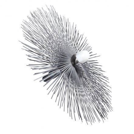 Brosse Ø 20 cm acier plat
