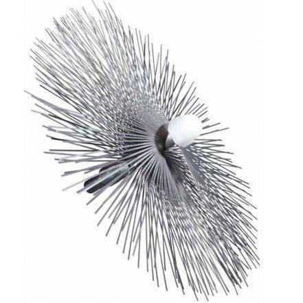 Brosse Ø 25 cm acier plat