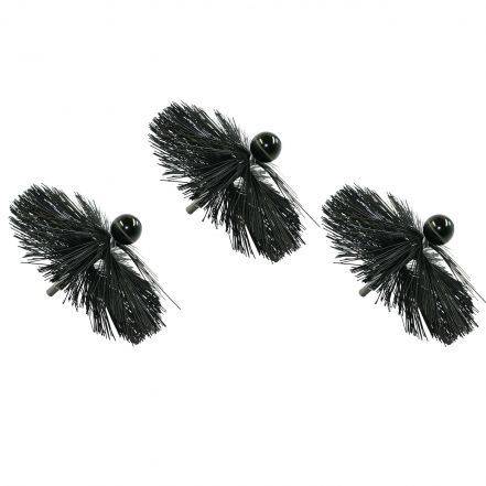 Lot de 3 brosses dures en nylon