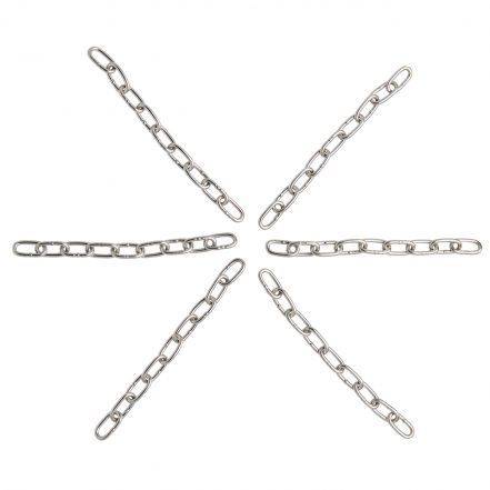 Chaîne inox 3 mm, 6 x 25 cm
