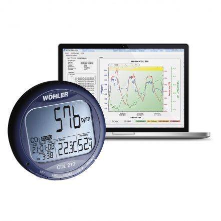 Wöhler CDL 210 Indicateur de CO2