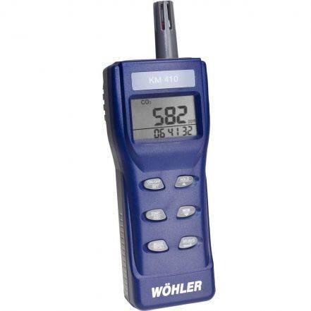 Wöhler KM 410 Indicateur et enregistreur de CO2 – portable