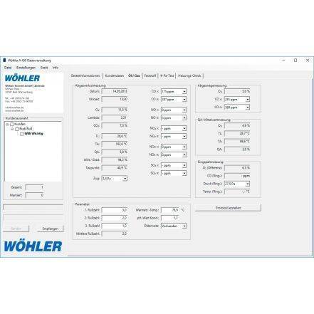 Logiciel Wöhler A 450 pour PC