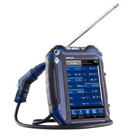 Wöhler A 550 Analyseur de combustion tactile